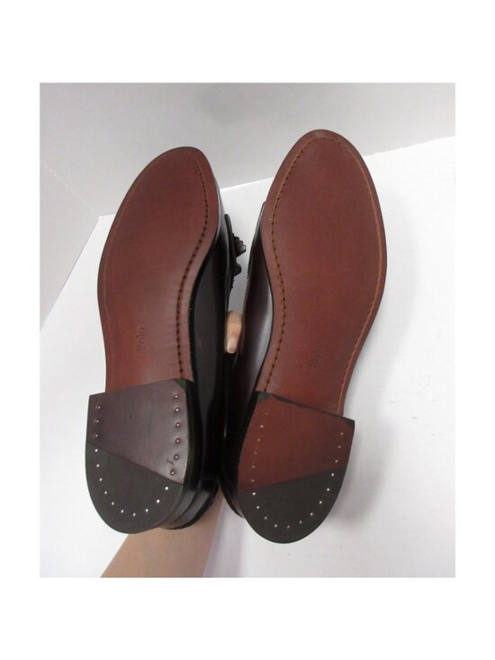 VGT Polo Ralph Lauren Shoes 10.5 D Burgundy Loafer Leather Kiltie Tassel main image 5